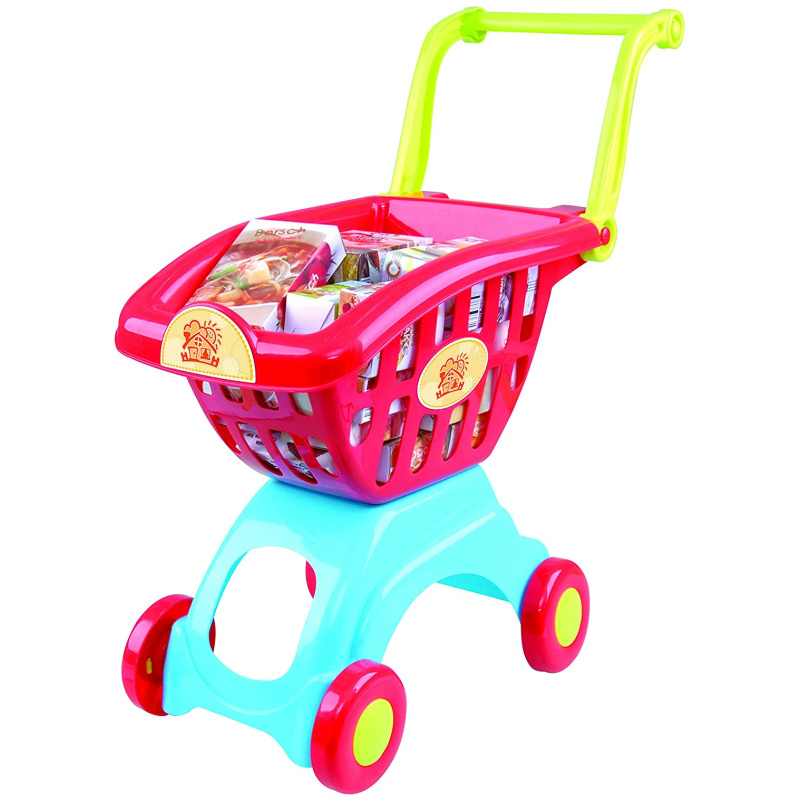 Shopping Cart With 18 Pcs