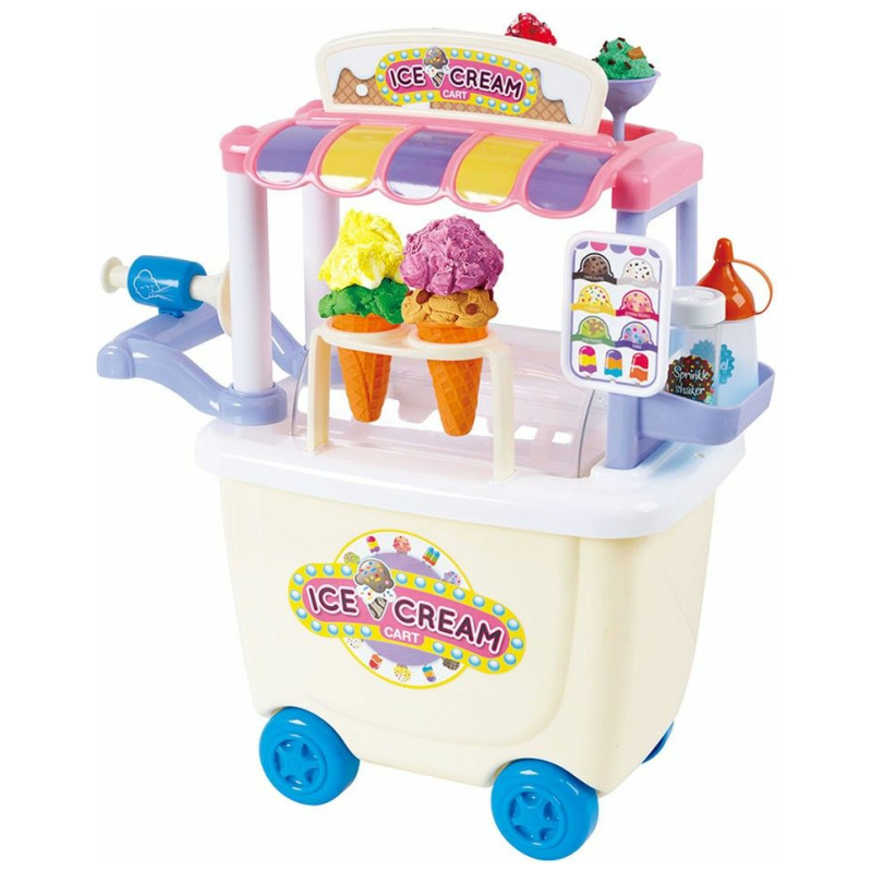Ice-Cream Cart With 28 Pcs