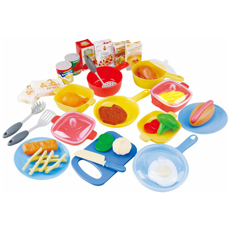 Cookware And Food With 40 Pcs