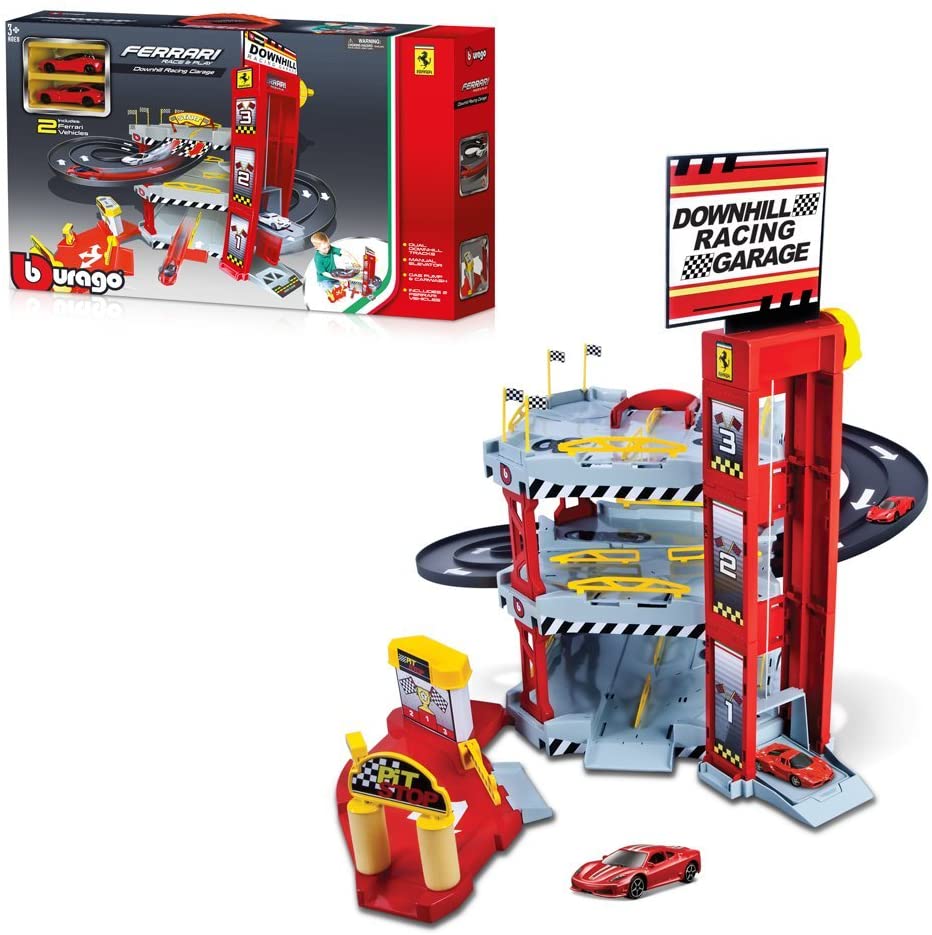 Narabar Mondwater prachtig BBurago Ferrari Double Lane Racing Parking Garage - Shop Online Parking  Garage & Tracks, Toys, Vehicles & RC Toys At Best Prices in Egypt— Kassem  Store