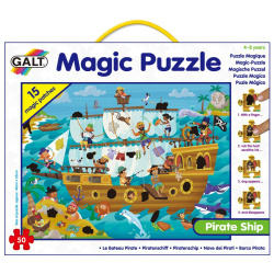 Pirate Ship Magic Puzzle 50 Pieces