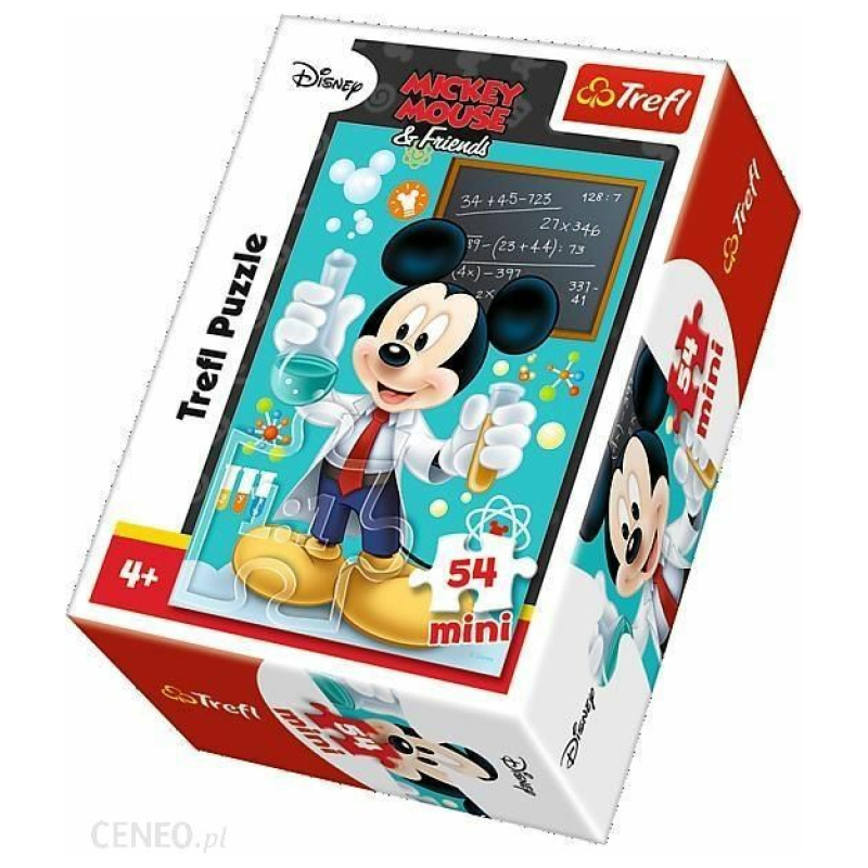 Scientist Mickey Mouse Mini Puzzle 54 Pieces