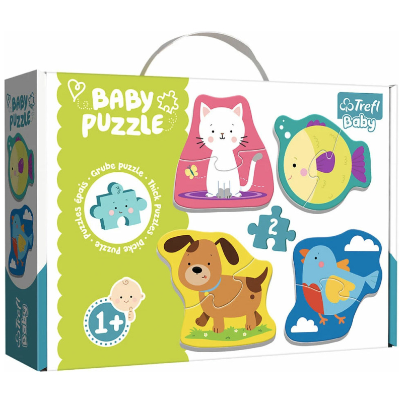 Baby Pets Puzzle - 4 Shapes