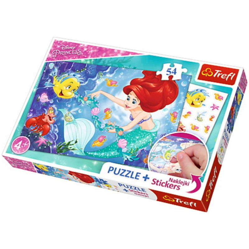 Ariel & The Fish Puzzle 54 Pieces