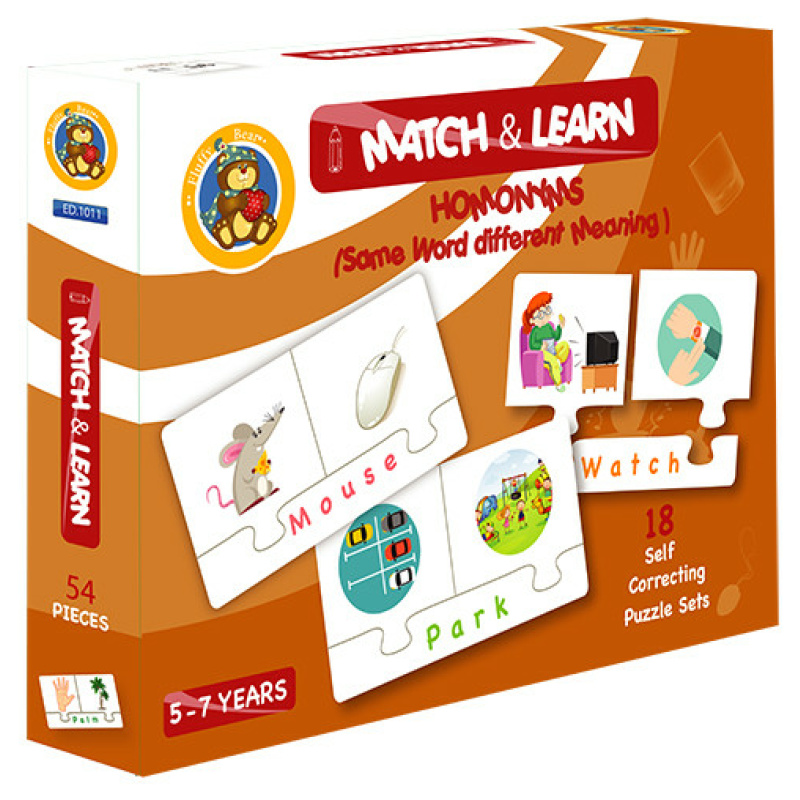 Match & Learn Puzzle – Homonyms