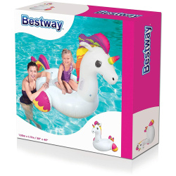 Inflatable Unicorn Pool Float Ride-On