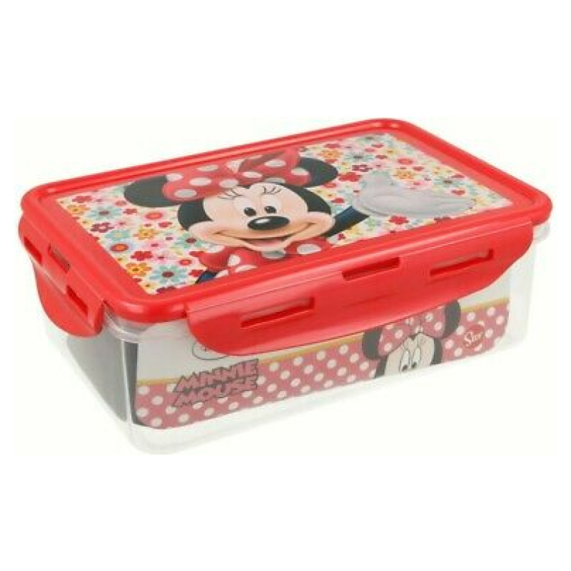 Disney Minnie Mouse Rectangle Food Container 1070 ML
