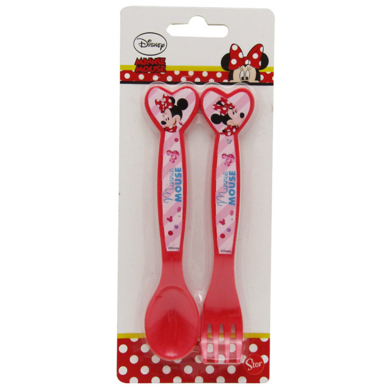 Disney Minnie Mouse Red Cutlery Set
