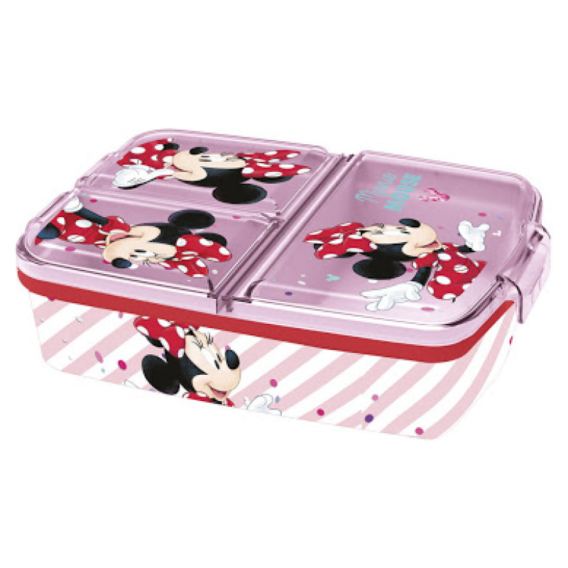 Disney Minnie Mouse Multi Compartment Sandwich Box