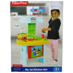 Kitchen Toy With Accessories And Cooking Tools With Storage Place.