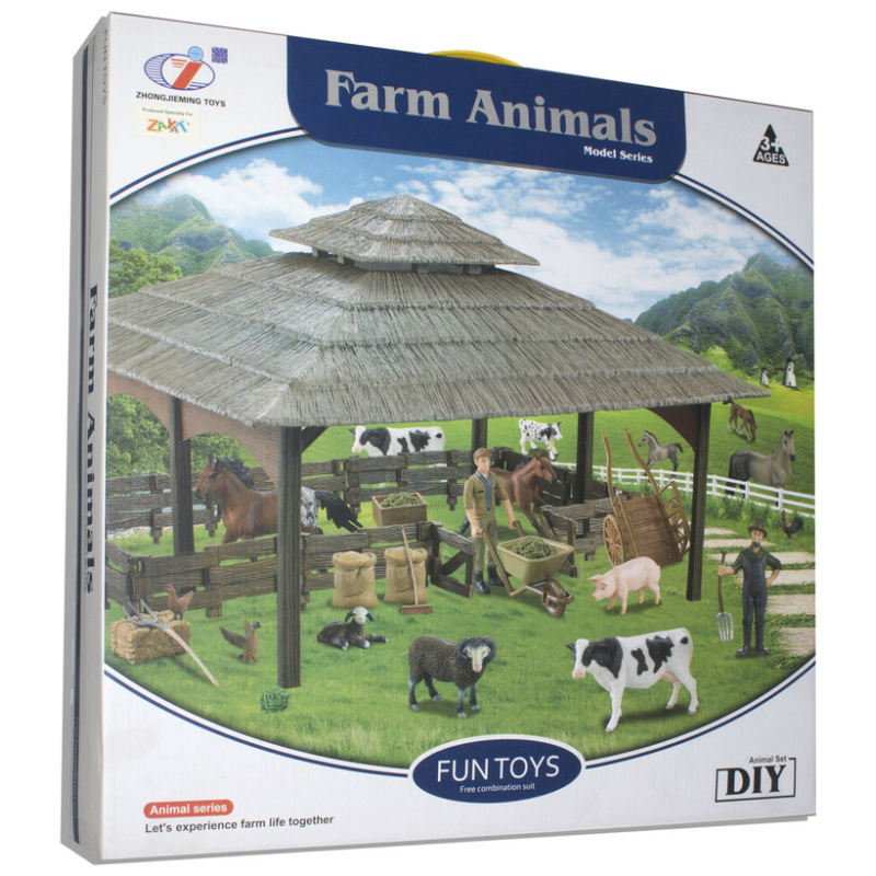 Fun Toys Farm Animals Model Series with equipments