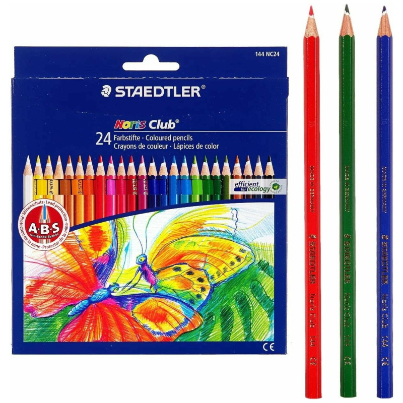 24 Noris Coloured Pencils