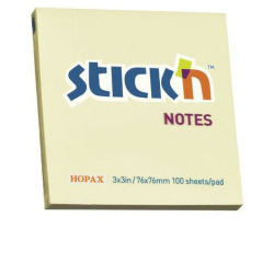 Sticky Notes Pastel Yellow - 7.5X7.6 Cm