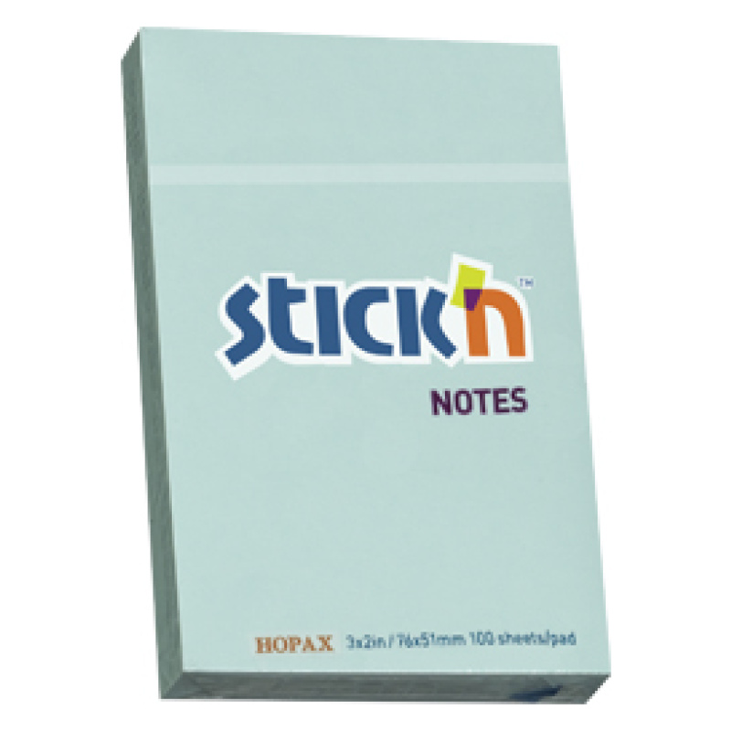 Sticky Notes Blue - 7.6X5.1 Cm