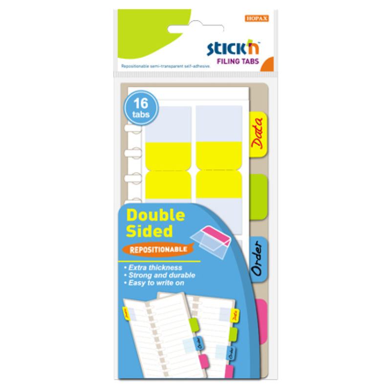 Sticky Notes Filing Tabs Double Sided - 2.5X7.2 Cm