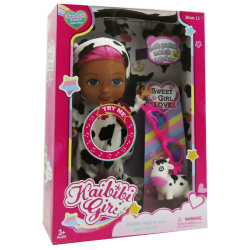 Girl Pink Cow Doll