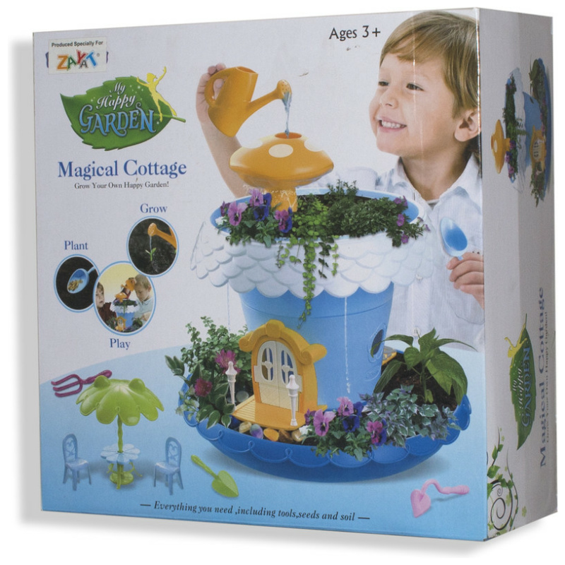 Happy Magical Cottage with Gardening Equipment For Boys