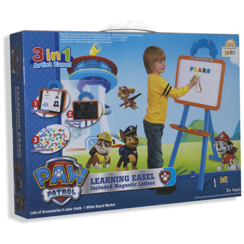 Paw Patrol Learning Easel Included Magnetic Letters