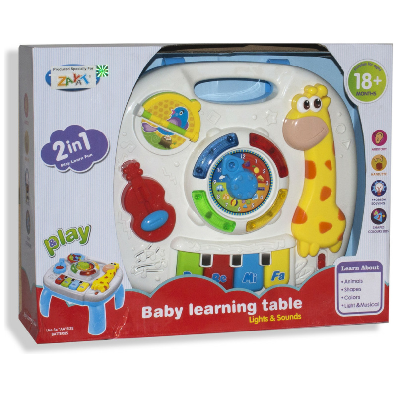 2 in 1 Learning & Play Baby Table