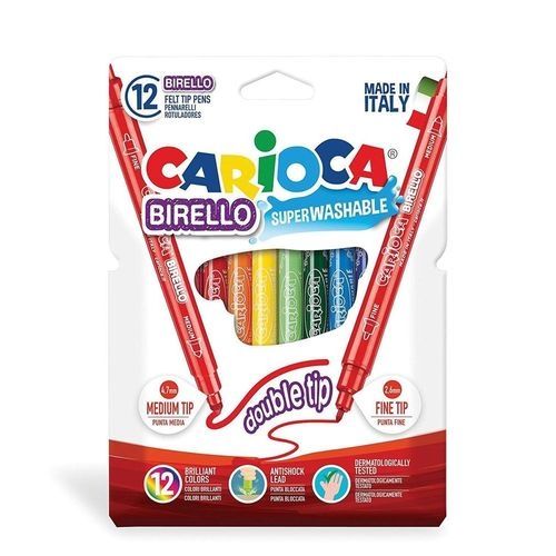 Carioca 12 Dual Tip Birello Colors - Shop Online Colors & Paint Brushes ...