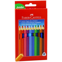 12 Colors Jumbo Size Coloring Pencils