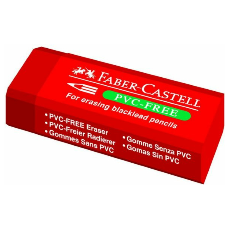 Red Pvc-Free Large Size Eraser