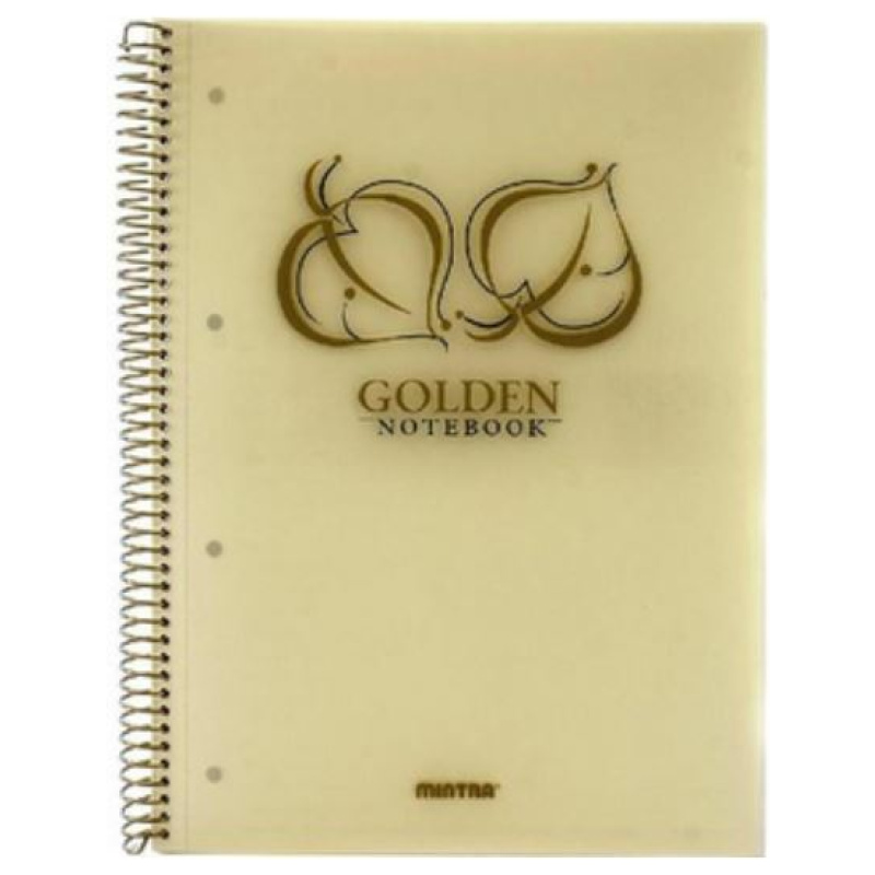 Golden & Silver Note Book A4 - 100 Sheets