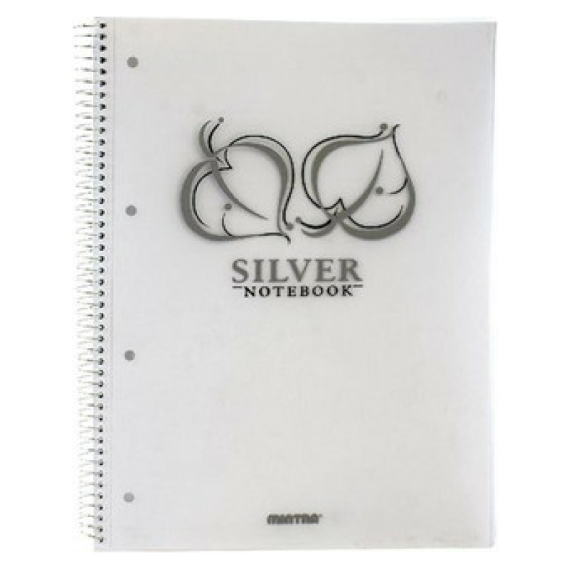 Silver Note Book A4