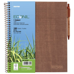 Econil A4 Lined Wire College 1 Subject Note Book