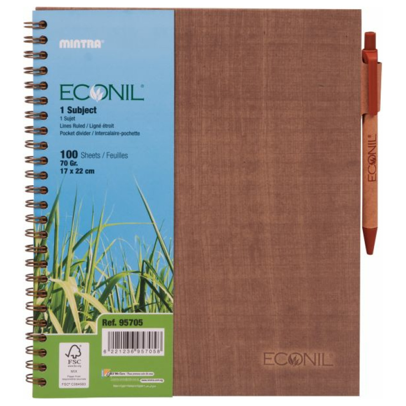 A5 Econil Seyes French Note Book - 100 Sheet