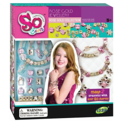 Rose Gold Jewelry Toy for Girls