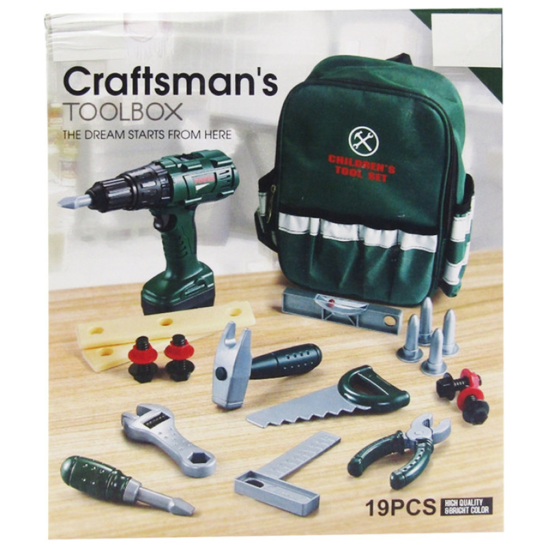 Crafts Man Tool Box - 19 Pcs