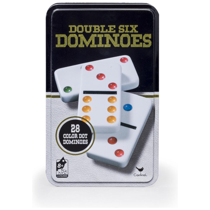 Domino Double Six Color Dot - 28 Pcs