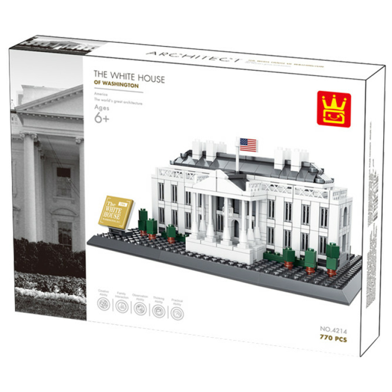The White House Building Block Set - 770 Pcs