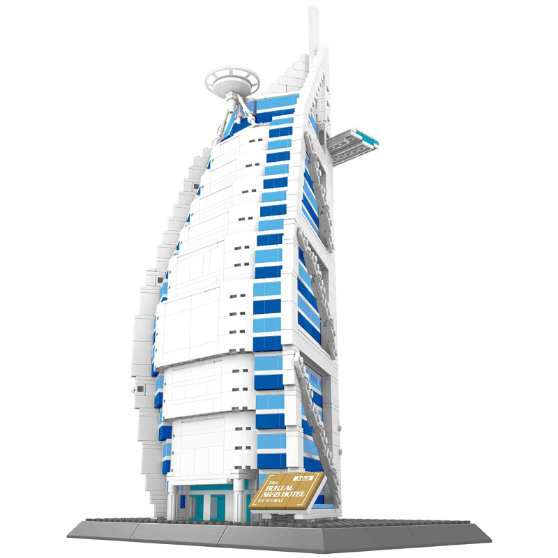 he Burj Al Arab Hotel Of Dubai Building Block - 1368 PCS