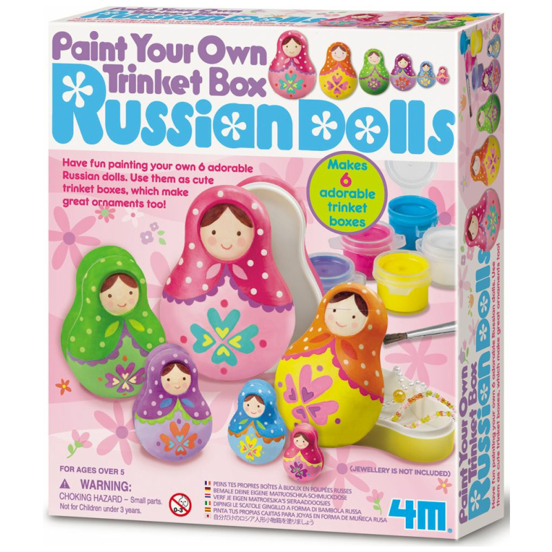 Paint Your Own Russian Dolls