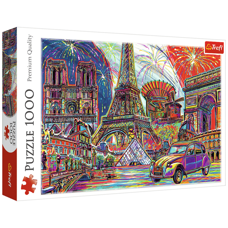 Colours Of Paris Puzzle - 1000 Pieces