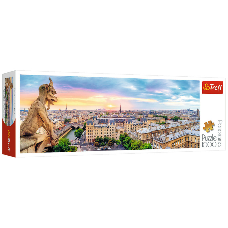 Notre-Dame de Paris Panorama Puzzle - 1000 Pieces