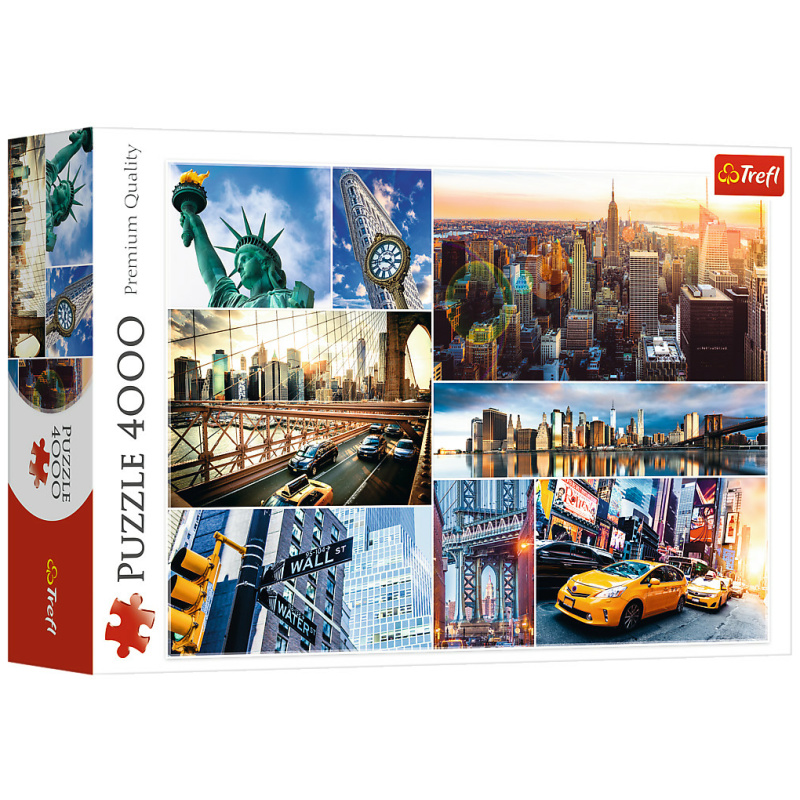 New York - collage Puzzle - 4000 Pieces