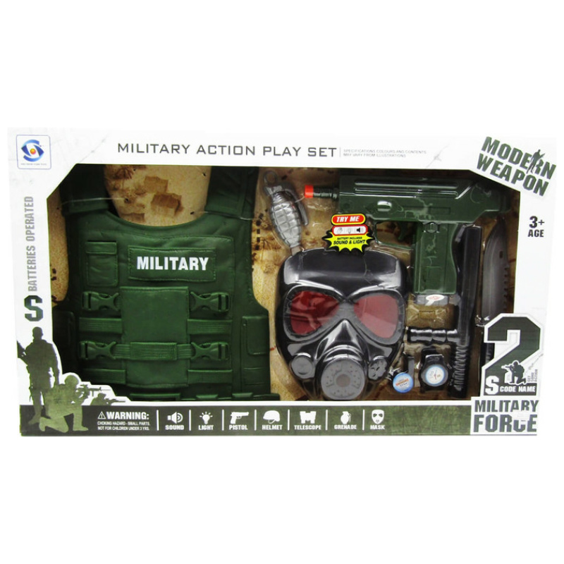 Military Force Modern Weapon - Storm Action Set