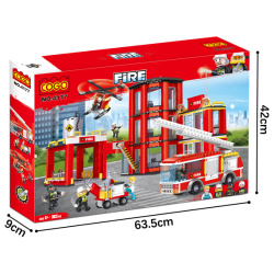 Fire station Puzzle - 862 Pcs