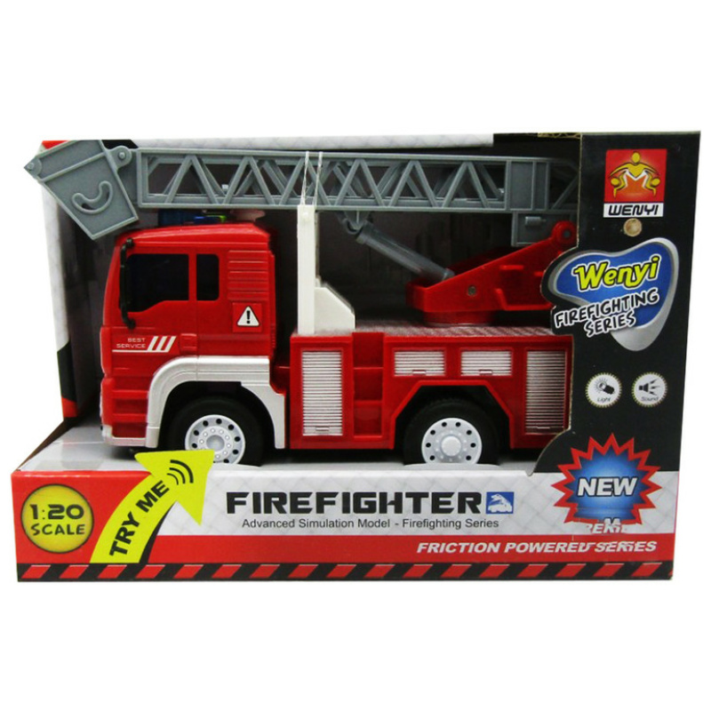 Fire Fighter Rescue Truck with Sounds & Lights