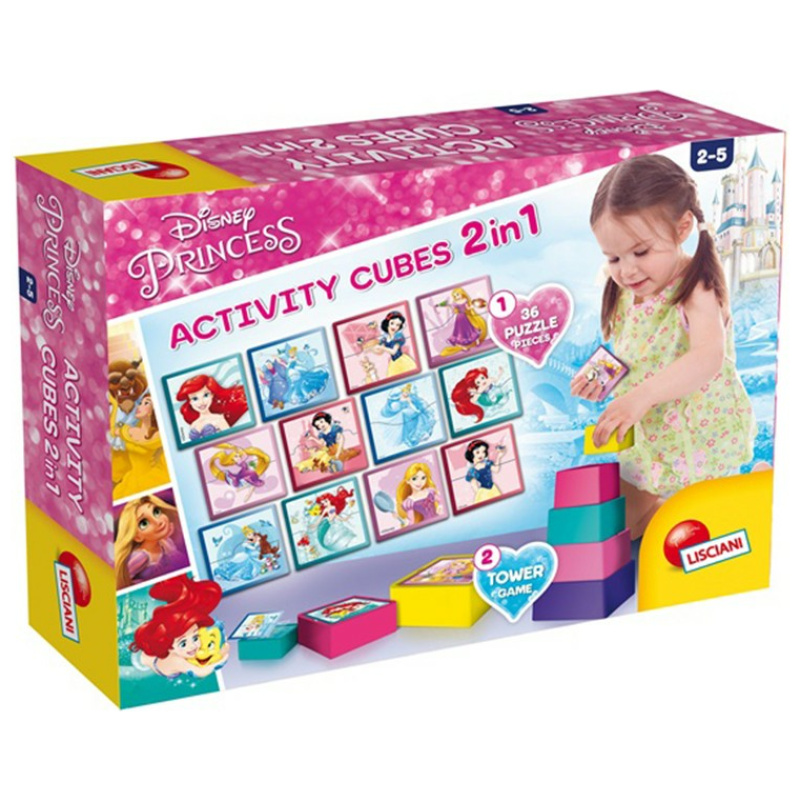 2in1 Princess Activity Cubes