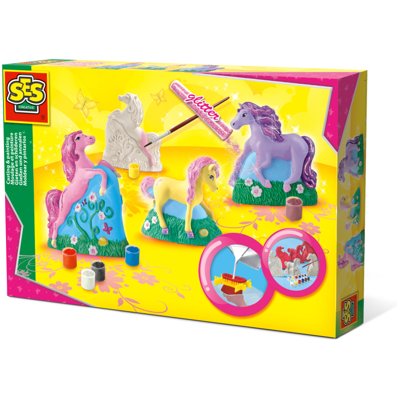Coloring Set - 3D Horses