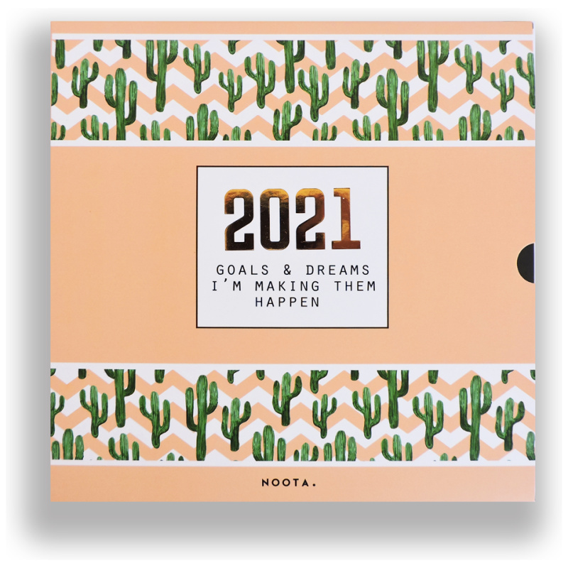 2021 Noota Agenda Gift Pack - Cactus Zigzag