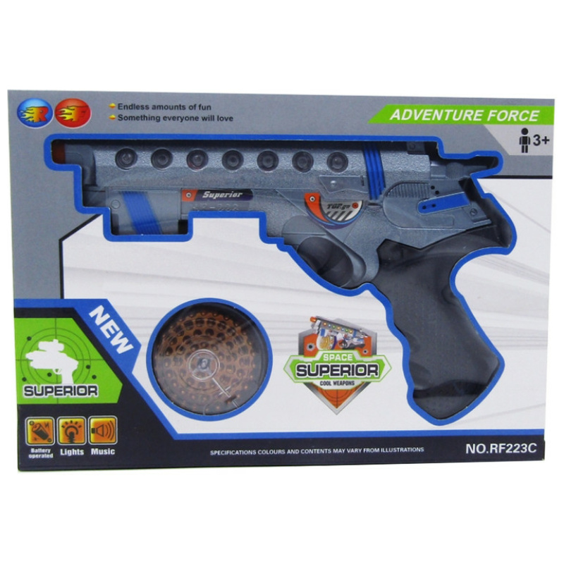 Battery Operated Gun with Lights & Music