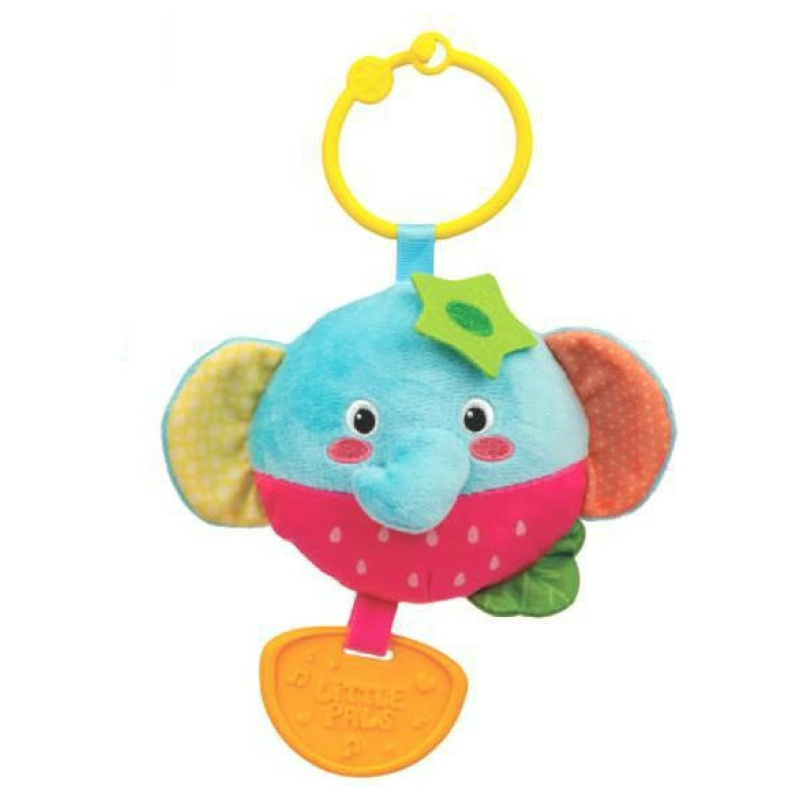 2 in 1 Rattle and Teether - Elephant