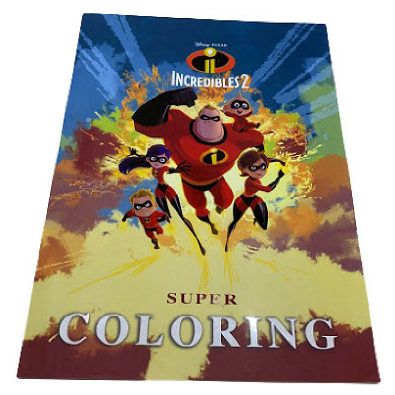 Super Colouring Book A3 - Incredibles 2