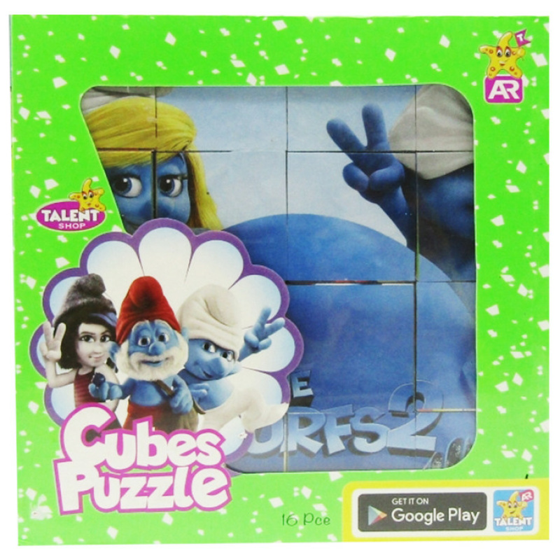 Disney Cubes Puzzle - 16 Pcs