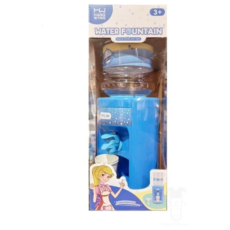 Water Dispenser With 2 Cups - Blue